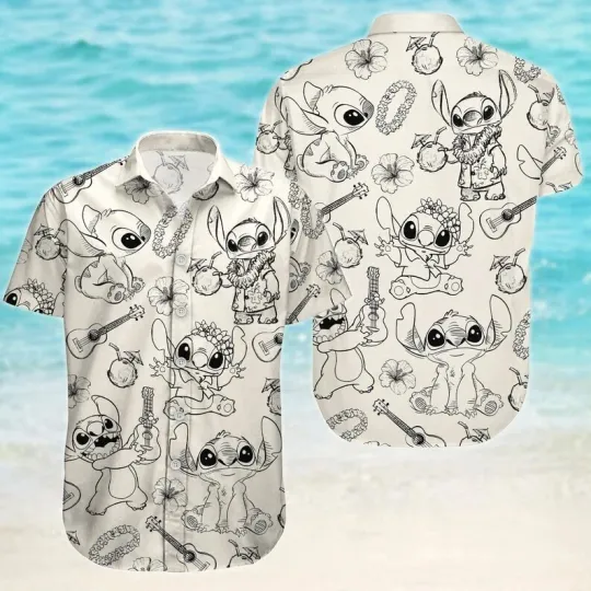 Discover Disney Stitch Ohana From Hawaiian Lilo And Stitch Summer Trip Hawaiian Shirt