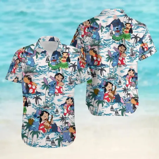 Discover Disney Lilo And Stitch Vacation Aloha Mean Family Hawaiian Shirt