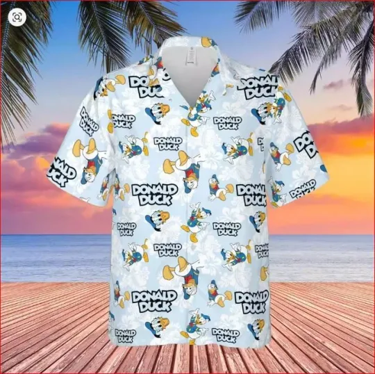 Discover SALE!!! Donald Duck Disney Beach Surf Hawaiian Shirts