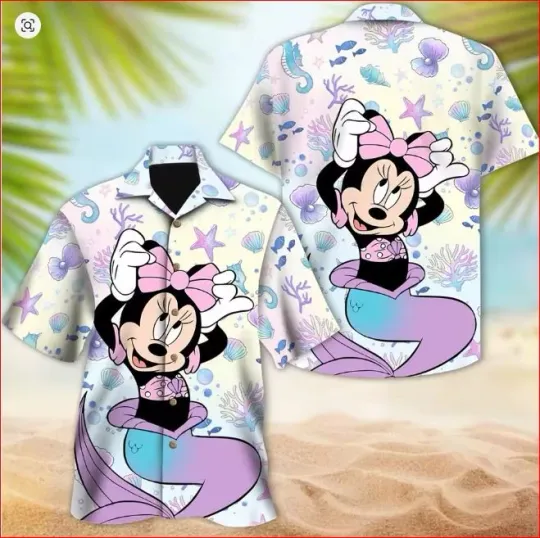 Discover Disney Minnie Mouse Hawaiian Shirt Gift For Minnie Fans