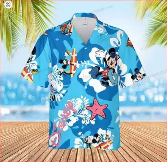 Discover Mickey And Friends Shirt, Disney World Hawaiian Shirts