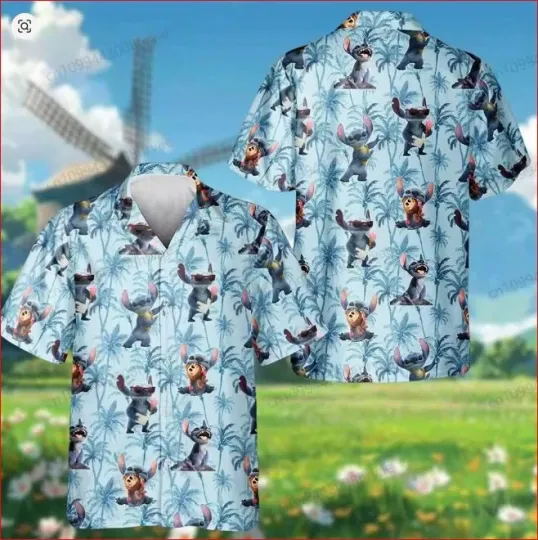 Discover Lilo & Stitch Disney Holiday Shirt Christmas Hawaiian Shirt