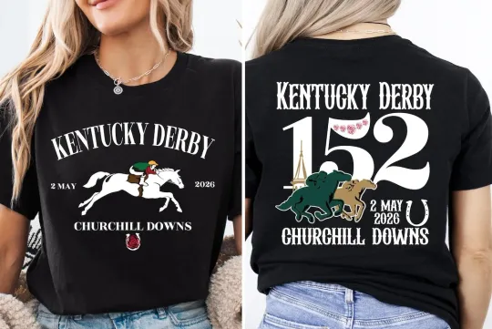 Kentucky Derby 2026 Tee, 152ndDerby, Horse Racing Lover T-shirt