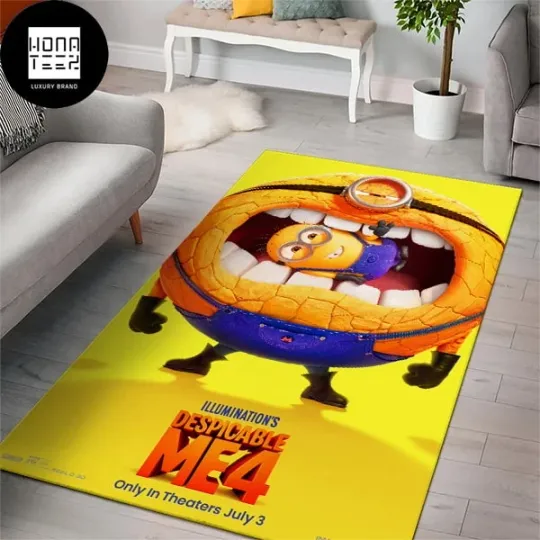 Discover Despicable Me Area Regtange Rug This One Got Bite In Theaters Rug
