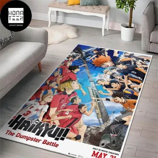 Discover Haikyu The Dumpster Battle Only In Movie Theater May 31 2024 Rug