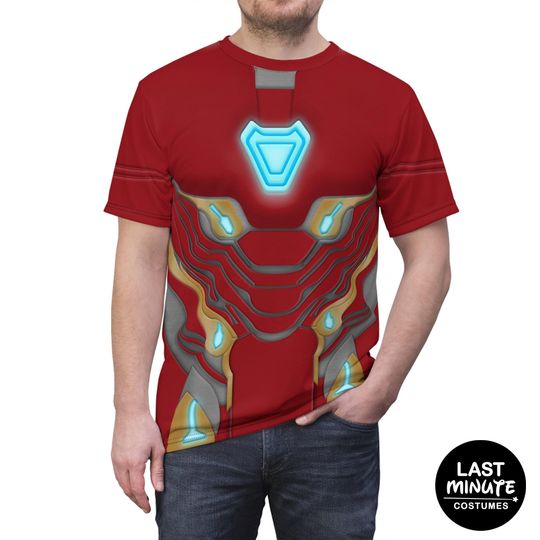 Iron Man Shirt, Iron Man Mark L Armor, Avengers Infinity War Costume, Iron Man Endgame Cosplay, Tony Stark, Marvel Gifts for Men