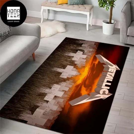 Discover Metallic.a Master Of Puppets Tombs Rug