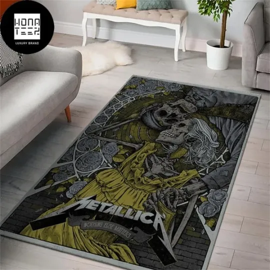 Discover Rock Band Fan Luxury Rug, Rock Band Gift Area Rug