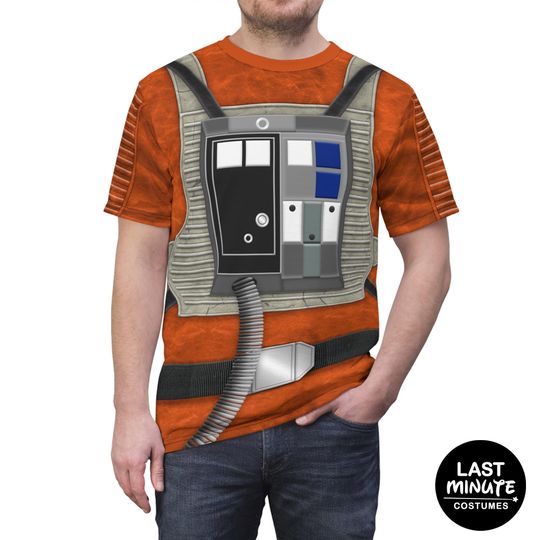 Luke Skywalker Shirt, Star Wars Rebel Flight Suit, Disney Galaxy's Edge Cosplay, X-Wing Pilot Costume, Star War Costume Shirt, Jedi Outfits
