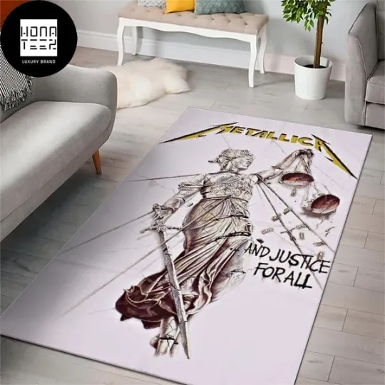 Discover Metallic.a And Justice For All Money Rug