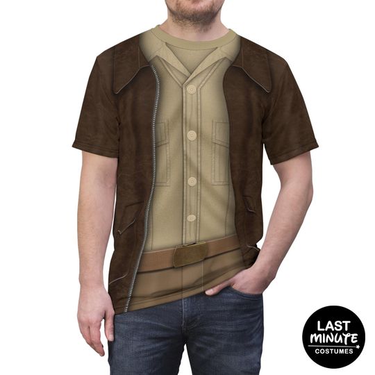 Dr. Henry Walton Jones Shirt, Indiana Jones Costume, American Archaeologist, Raiders of the Lost Ark, Disneyland Ride Cosplay, Disney World