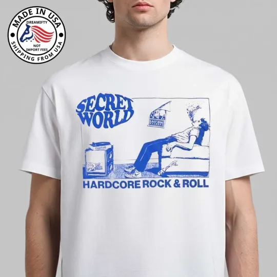 Discover Secret World Drain Headline Is Your Friend Tour 2026 Merch Dallas Texas T-Shirt