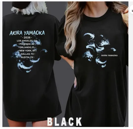 Discover Akira Yamaoka US Tour 2026 Inspired T-Shirt.