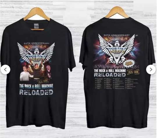 Discover Trivph 50th Anniversary 2026 Tour T-Shirt 2 sided