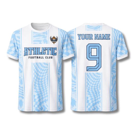 Discover Personalized Football Shirt Custom Name Number Jersey Athletic Club Soccer Tee Gift for Men Women Fans Unisex Sportswear
