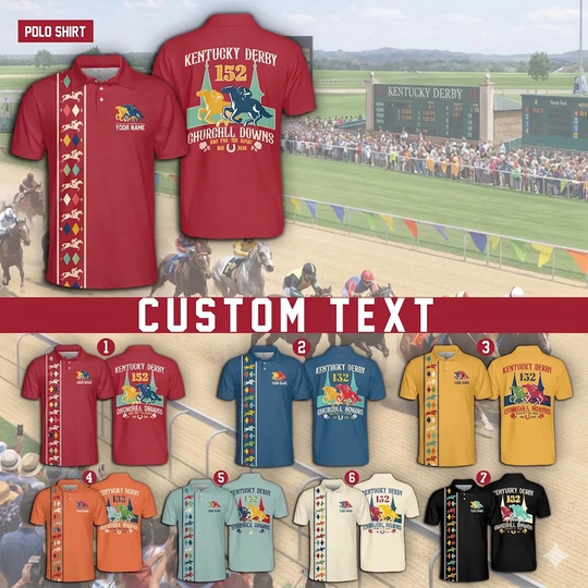 Discover Personalized Name Kentucky Derby Churchill Downs Polo Shirt, Custom Color Talk Derby To Me Women's  Polo Shirt, Derby Party Shirt