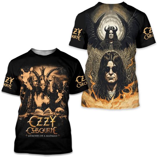 Ozy Osbourne Memors Of A Madman 3D T Shirt