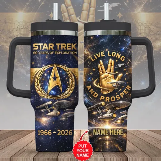 Discover Personalized startrek2020 Trek 60Th Anniversary 40Oz Tumbler