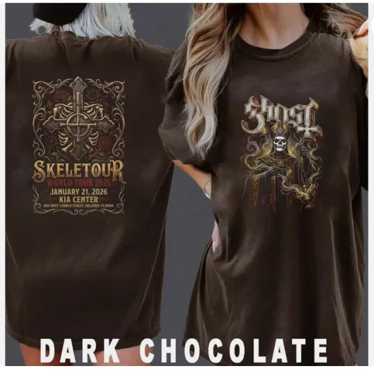 Ghost Band Skeletour World Tour 2026 T-Shirt