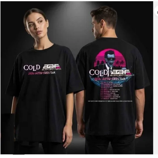 Discover Cold Wave Alien Ant Farm Goodbye Cruel World 2026 United States Tour T-Shirt