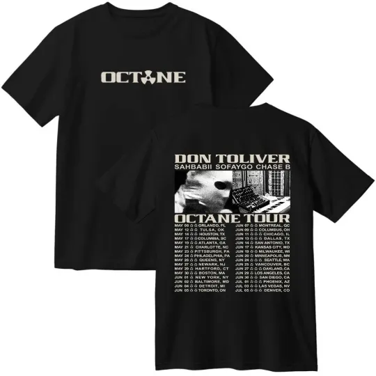 Discover New!! Don Toliver Octane Tour 2026 T-Shirt