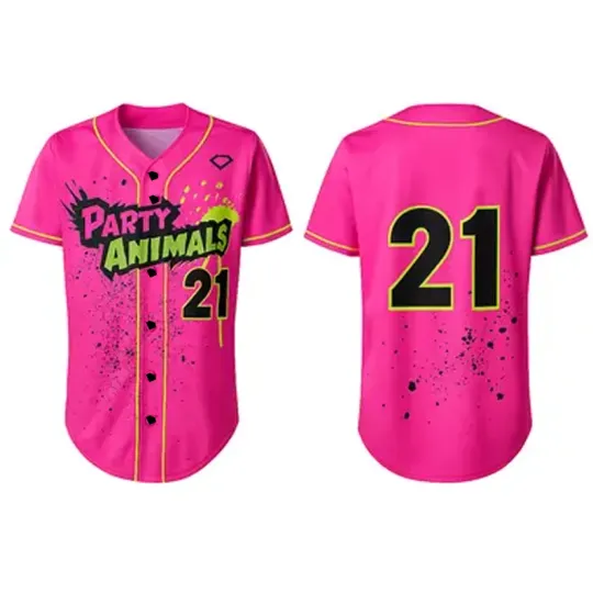 Discover Party Animals #21 3D AOP Baseball Jersey for Fans
