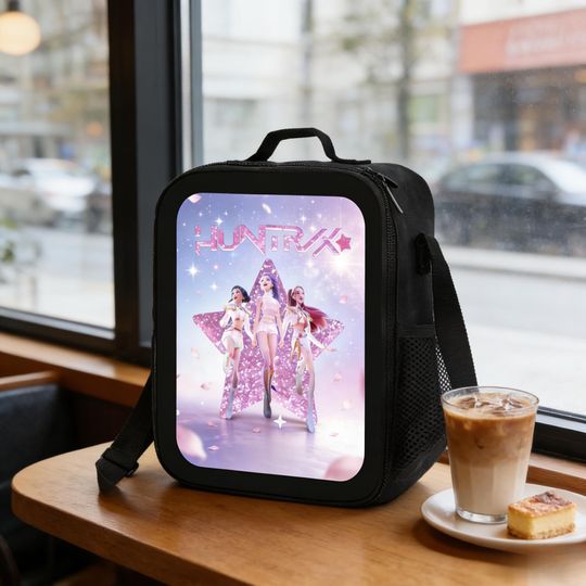 Discover Kpop Demon Hunters Huntrix Lunch Bag, Star Lunch Tote - Gift for fans