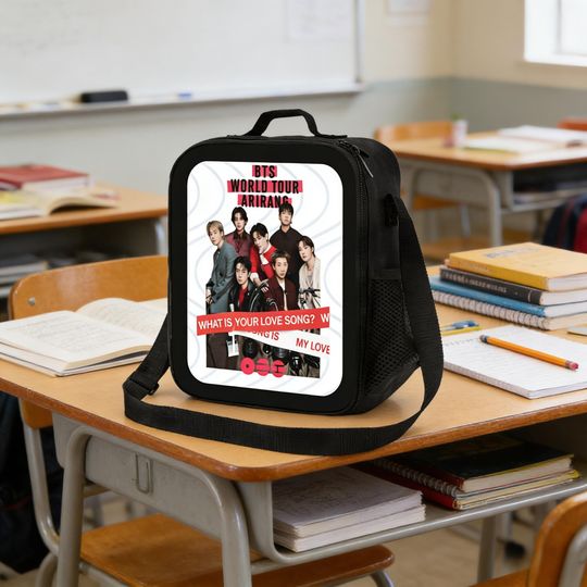 Discover BTS Arirang Comeback Lunch Bag, Kpop Fan Insulated Lunch Box for Daily Use