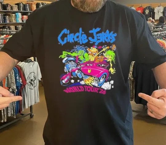 The Circle Jerks World Tour 2026 Shirt