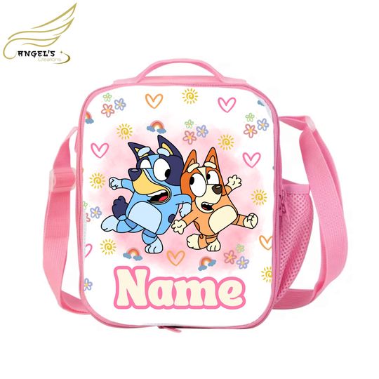 Discover Personalized BlueyDad Lunch Bag: Kids Toddler School Bag