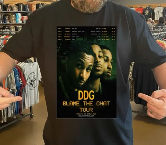 Discover DDG Blame The Chat Tour 2026 Shirt