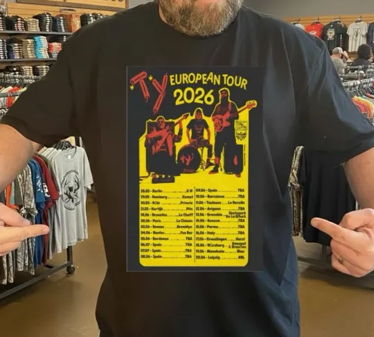 Discover Ty4listening European Tour 2026 Shirt