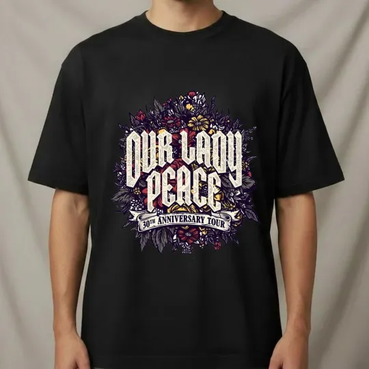 Discover Our Lady Peace 30th Anniversary USA 2026 Tour T-shirt reprint