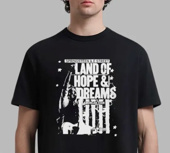 Bruce Springsteen Land of Hope and Dreams American Tour 2026 T-Shirt