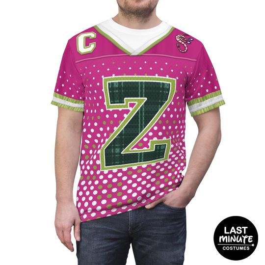 Disney Zombies 3 Costume, Zed Necrodopolis Pink T-Shirt, Z-O-M-B-I-E-S, Disneyland Halloween Cosplay, Walt Disney World Outfit Apparel