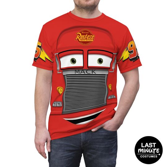 Discover Mack Cars Shirt, Disney Cars Costume, Disney Cars Shirt, Mack Cars Cosplay, Disney Shirts for Men, Lightning McQueen, Pixar Cars, Disneyland