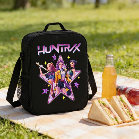 Discover Huntrix Kpop Lunch Bag, Insulated Fan Tote for K-pop Enthusiasts