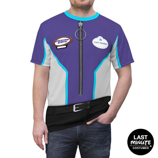 Discover Epcot Spaceship Earth Shirt, Epcot Cast Member Merch Uniform Costume, Walt Disney World Cosplay, Disney Inspired Outfit, Epcot Mens Shirt