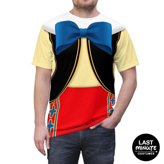 Pinocchio Costume, Pinocchio Shirt, Animation Puppet Tee, Disney World Movie Cosplay, Disneyland Cartoon Outfit, Run Disney T-Shirts