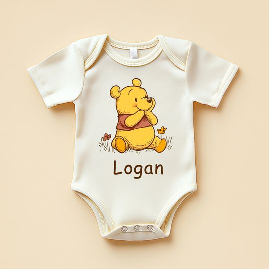 Discover Personalized Name Baby Bear Onesie