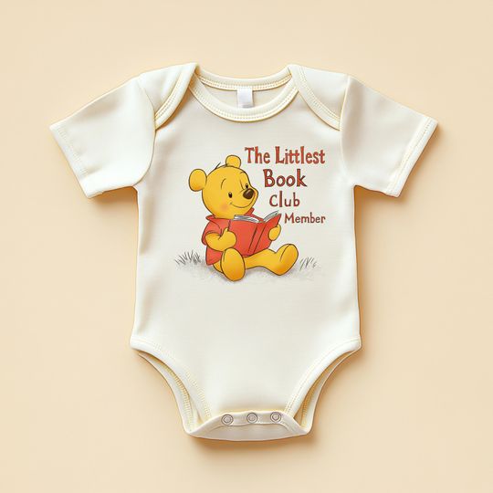Discover Littlest Book Club Baby Onesies, Baby Gift