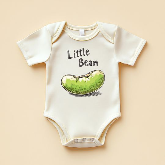 Discover Little Bean Onesie, Baby Outfit, Newborn Gift
