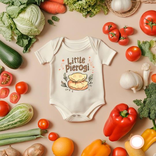 Discover Little Pierogi Baby Shower Bodysuit