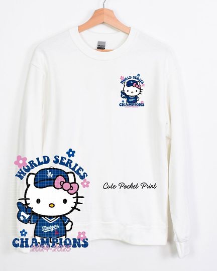 Discover Champion Back to Back Kitty Dodgers Sweatshirt for Girls