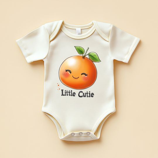 Discover Orange Little Cutie Onesie, Baby Outfit, Newborn Gift