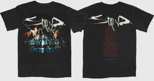 Discover Staind Chrome Stage Tour Tee Awaken The Fallen Shirt Comfort Colors Reprint