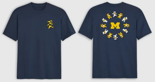 Discover University of Michigan and Grate*ful Dead T-shirt Size S-5XL Reprint