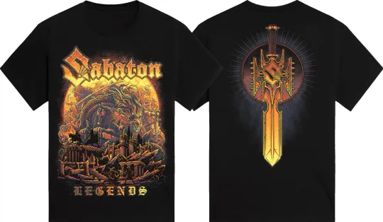 Discover Sabaton Legends Reborn T-shirt Size S-5XL Reprint