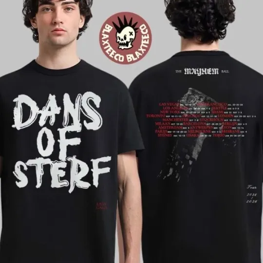 Ld ga The Mayhem Ball Tour 2025 2026 Dance Or Die Netherlands T-Shirt