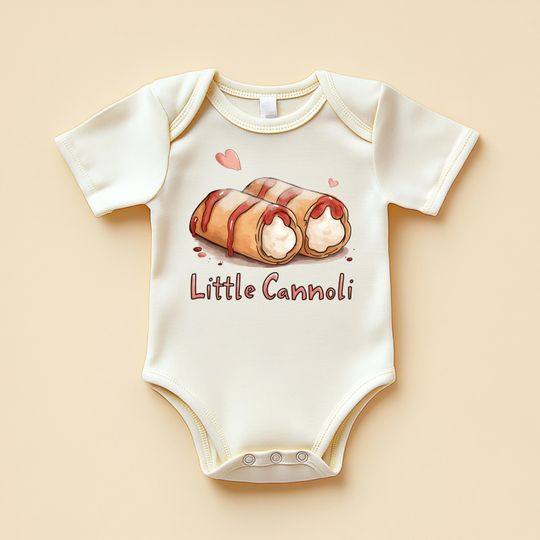 Discover Little Cannoli Baby Bodysuit